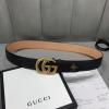 GG523307G-057　グッチ GUCCI 2019年最新入荷 ベルト レザー カーフスキン 幅4cm