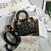 CD00859J-182　クリスチャンディオール CHRISTIAN DIOR 2019年最新入荷 My Lady Dior Lucky bag ハンドバッグ 2way ショルダーバッグ ラムスキン