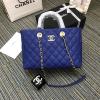 CH57974RQ-CC　CHANEL シャネル 2019年最新作 ラージ ショッピングバッグ ハンドバッグ 2way ショルダーバッグ カーフスキン レディース