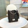 CH0130RBK-CC　CHANEL シャネル 2019年最新作 BOY 斜め掛け ショルダーバッグ ツイード カーフスキン レディースかばん 黒
