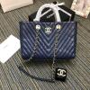 CH57974VL-CC　CHANEL シャネル 2019年最新作 ラージ ショッピングバッグ ハンドバッグ 2way ショルダーバッグ カーフスキン レディース