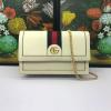 GG476079P-057　グッチ GUCCI 2019年最新入荷 クイーン マーガレット レザー ミニバッグ チェーンウォレット ショルダーバッグ