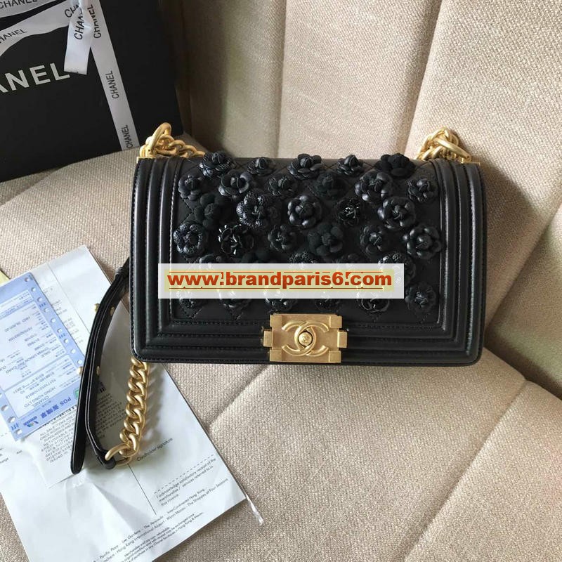 CH67086HG-JS　シャネル CHANEL 2019年最新入荷 BOY CHANEL スモール ハンドバッグ 斜め掛け ショルダーバッグ カメリア レディース