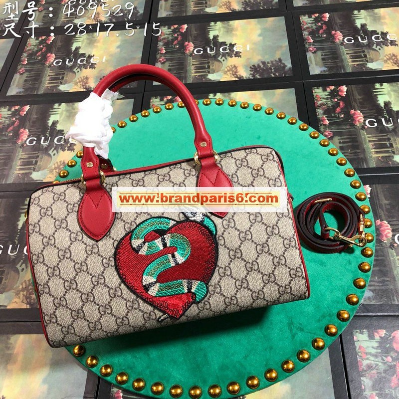 GG409529Y-057　グッチ GUCCI 2019年夏最新作 ボストンバッグ トートバッグ 2way ショルダーバッグ キャンパス