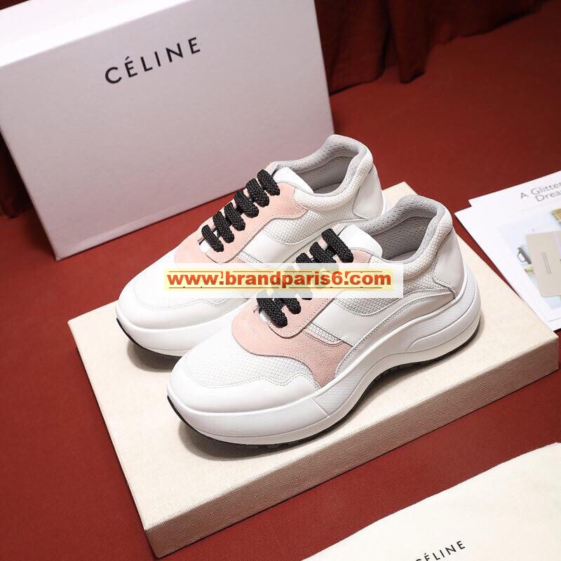 CEJ19001-26　セリーヌ CELINE 2019年最新入荷 スニーカー レディース スポーツシューズ カジュアルシューズ レースアップ 厚底 通勤 通学
