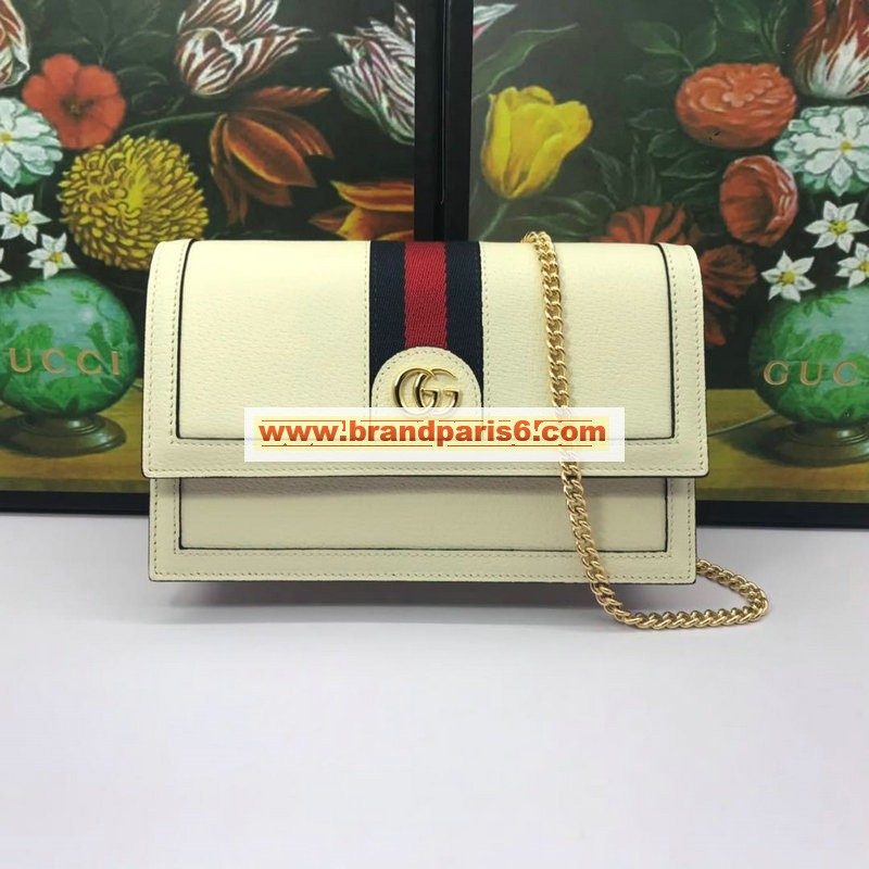 GG476079P-057　グッチ GUCCI 2019年最新入荷 クイーン マーガレット レザー ミニバッグ チェーンウォレット ショルダーバッグ