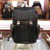 GG450598K-GH　グッチ GUCCI 2019年最新入荷 バックパック メンズ リュック シグネチャー レザー リュックサック 大容量 通勤 通学