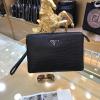 PD8775B-GH　プラダ PRADA 2019年最新入荷 手持ちかばん クラッチバッグ メンズバッグ かばん レザー 黒 