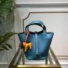 HE1048QTL-063　エルメス HERMES 2019年最新入荷 ピコタン ショルダーバッグ バケットバッグ トートバッグ トリヨンクレマンス