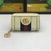 GG523157-057　グッチ GUCCI 2019年最新入荷 オフィディア GG キーケース 小銭入れ ジップコインケース レザー 白