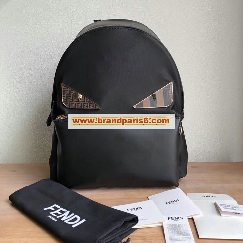 FDB19001-GH　フェンディ FENDI 2019年最新入荷 アイモチーフ バックパック メンズ リュック カーフスキン リュックサック 大容量 
