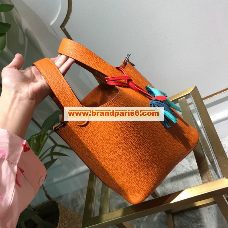 HE1048QCS-063　エルメス HERMES 2019年最新入荷 ピコタン ショルダーバッグ バケットバッグ トートバッグ トリヨンクレマンス