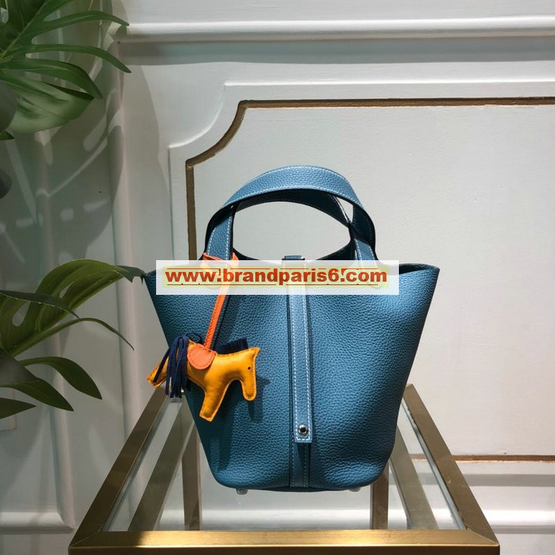 HE1048QTL-063　エルメス HERMES 2019年最新入荷 ピコタン ショルダーバッグ バケットバッグ トートバッグ トリヨンクレマンス