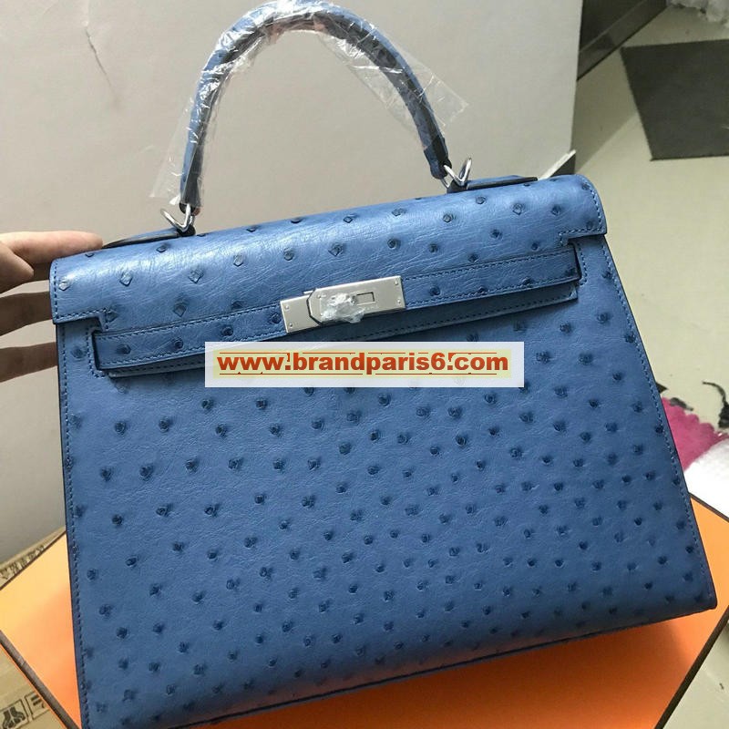 HKL28TPL-063　エルメス HERMES 2019年最新入荷 ケリー トート 2way ショルダーバッグ オーストリッチ革 レディースかばん