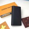 M30252-025　ルイヴィトン LOUISVUITTON  2019年最新入荷 二つ折り長財布 ロングウォレット タイガレザー 黒 メンズ レディース