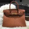 HBK35TPTH-063　エルメス HERMES 2019年最新入荷 バーキン トートバッグ トップハンドバッグ オーストリッチ 