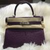 HKL32TP-063　エルメス HERMES 2019年最新入荷 ケリー トートバッグ ハンドバッグ レディースかばん オーストリッチ革