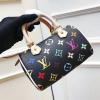 M92644-99　ルイヴィトン LOUISVUITTON 2019年最新入荷  ボストンバッグ トートバッグ ハンドバッグ モノグラムキャンパス マルチカラー ブラック 黒