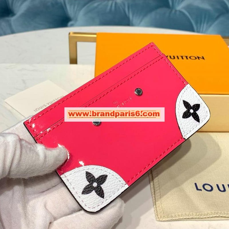 M67639-057　ルイヴィトン LOUISVUITTON 2019年最新入荷 ポルトカルトサンプル カードケース ヴェルニレザー パテントレザー 名刺入れ