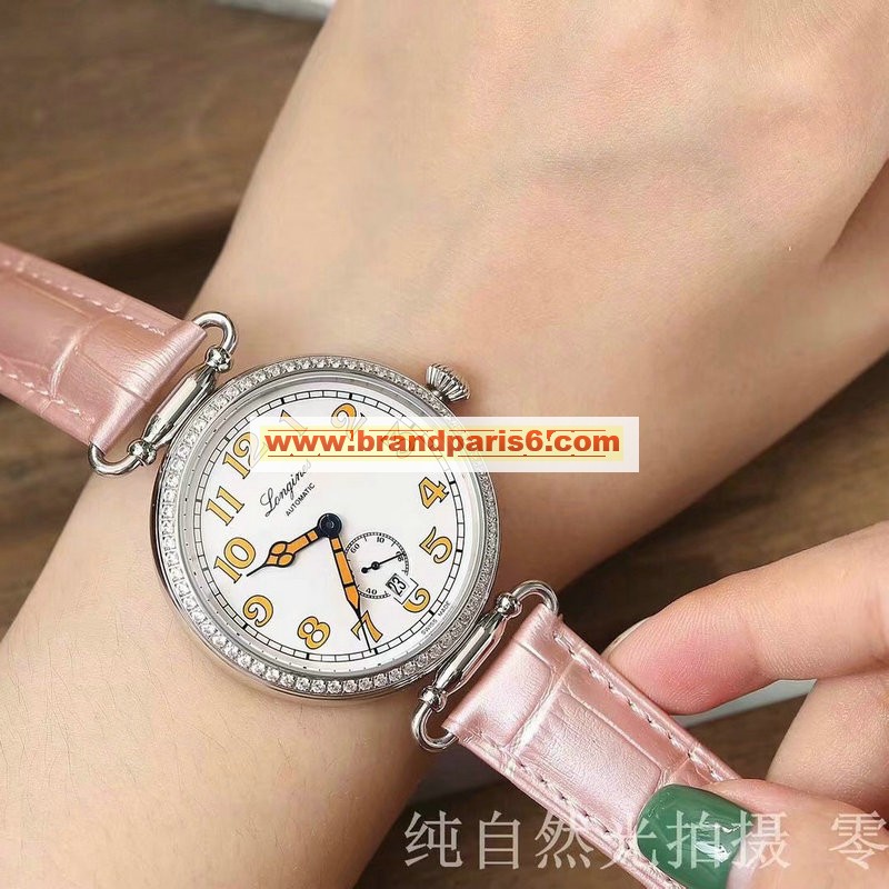 LGT19026-ZX　ロンジン LONGINES 2019年最新入荷 ウォッチ クォーツ 腕時計 本革ベルト ウィメンズ 機械式時計 カレンダー付き レディース