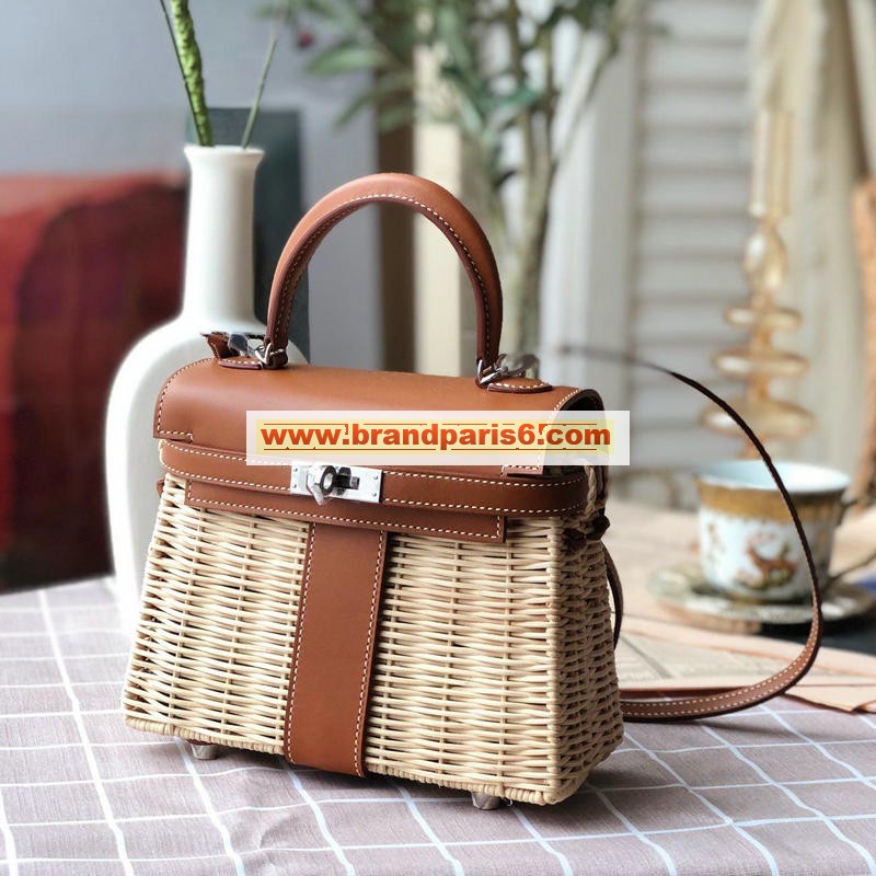 HKLP20KF-063　エルメス HERMES 2019年最新入荷 ケリー トートバッグ 2way ショルダーバッグ ピクニックBAGGU  レディースかばん