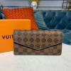 N60249-057　ルイヴィトン LOUISVUITTON 2019年最新入荷 ポルトフォイユ サラ 二つ折り長財布 ロングウォレット 小銭入れ ダミエキャンパス