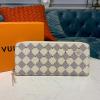 N60252-057　ルイヴィトン LOUISVUITTON 2019年最新入荷 ポルトフォイユ クレマンス ジッピーウォレット ラウンドファスナー長財布 ダミエキャンパス