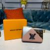 M67799F-057　ルイヴィトン LOUISVUITTON 2019年最新入荷 ポルトフォイユ ツイスト 三つ折短財布 カードケース 小銭入れ エピレザー