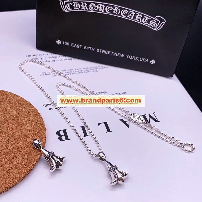 CMXL19002-YXBL　クロムハーツ Chrome Hearts 2019年最新作 ネックレス フラワー ペンダント アクセサリー ギフト プレゼント