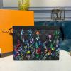 M61692Y-057　ルイヴィトン LOUISVUITTON 2019年最新入荷 ポシェット ヴォワヤージュ ポーチ 手持ちかばん クラッチバッグ モノグラムエクリプス
