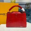 N93992-057　ルイヴィトン LOUISVUITTON 2019年最新入荷 カプシーヌ BB  トップハンドルバッグ 2way ショルダーバッグ ヴェルニ カーフレザー