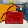 N93992D-057　ルイヴィトン LOUISVUITTON 2019年最新入荷 カプシーヌ  トップハンドルバッグ 2way ショルダーバッグ ヴェルニ カーフレザー