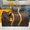 M44880-057　ルイヴィトン LOUISVUITTON 2019年最新入荷 キーポル バンドリエール 50 ボストンバッグ トラベルバッグ 旅行かばん モノグラムキャンパス