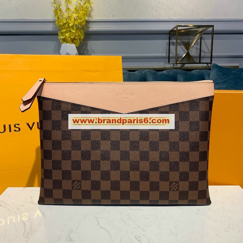N60261-057　ルイヴィトン LOUISVUITTON 2019年最新入荷 デイリーポーチ 手持ちかばん クラッチバッグ ダミエキャンパス