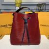 M55303-057　ルイヴィトン LOUISVUITTON 2019年最新入荷 ネオノエ バケットバッグ ショルダーバッグ トートバッグ エピレザー チェリー ベリー