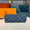 M58118-057　ルイヴィトン LOUISVUITTON 2019年最新入荷 ペンケース デニムブルー ペン袋 ポーチ 手持ちかばん