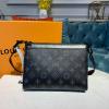 M54330H-057　ルイヴィトン LOUISVUITTON 2019年最新入荷 ポーチ 手持ちかばん クラッチバッグ モノグラム エクリプス メンズ ビジネスバッグ