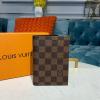 N64412-057　ルイヴィトン LOUISVUITTON 2019年最新入荷 クーヴェルテュール パスポール NM パスポートケース カードケース ダミエエベヌキャンパス