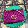 GG443496RZ-057　グッチ GUCCI 2019年最新入荷 GGマーモント 斜め掛け ョルダーバッグ レディースかばん スエード