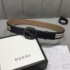 GG114984GG-057　グッチ GUCCI 2019年最新入荷 ベルト  ダブルG バックル 幅4cm レザー