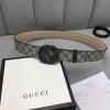 GG295777-057　グッチ GUCCI 2019年最新入荷 ベルト  ダブルG バックル 幅4cm レザー