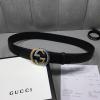 GG474347GP-057　グッチ GUCCI 2019年最新入荷 ベルト  ダブルG バックル 幅4cm レザー