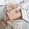 CD00859JF-JS　クリスチャンディオール CHRISTIAN DIOR 2019年最新入荷 My Lady Dior Lucky bag ハンドバッグ 2way ショルダーバッグ ラムスキン