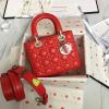 CD00859YR-JS　クリスチャンディオール CHRISTIAN DIOR 2019年最新入荷 My Lady Dior Lucky bag ハンドバッグ 2way ショルダーバッグ ラムスキン