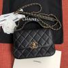 CH0970K-JS　シャネル CHANEL 2019年最新入荷 トップハンドル フラップバッグ 斜め掛け ショルダーバッグ ラムスキン レディースかばん