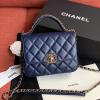 CH0970S-JS　シャネル CHANEL 2019年最新入荷 トップハンドル フラップバッグ 斜め掛け ショルダーバッグ ラムスキン レディースかばん