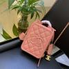 CH0988FH-JS　シャネル CHANEL 2019年最新入荷 ヴァニティー ケース 斜め掛け ショルダーバッグ ラムスキン 化粧かばん