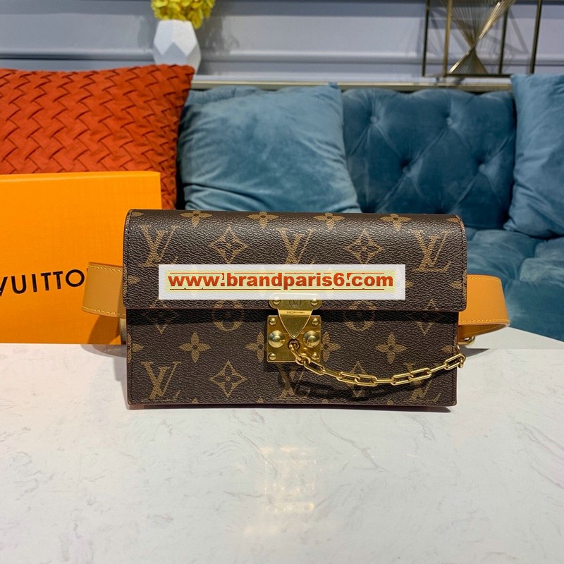 M44667-057　ルイヴィトン LOUISVUITTON 2019年最新入荷 S ロック ベルトポーチ PM 85cm ショルダーバッグ モノグラムキャンパス