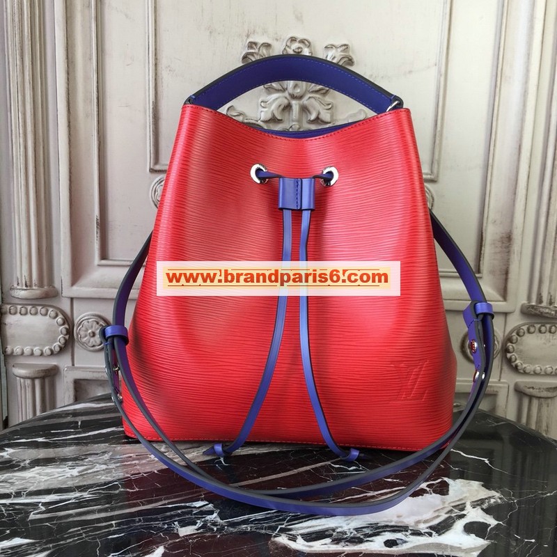 M54365-057　ルイヴィトン LOUISVUITTON 2019年最新入荷 ネオノエ バケットバッグ ショルダーバッグ トートバッグ エピレザー コクリコ
