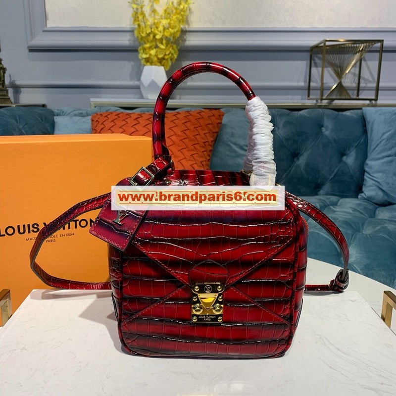 M55334R-057　ルイヴィトン LOUISVUITTON 2019年最新入荷 スクエアー ハンドバッグ トートバッグ 斜め掛け ショルダーバッグ カーフレザー 
